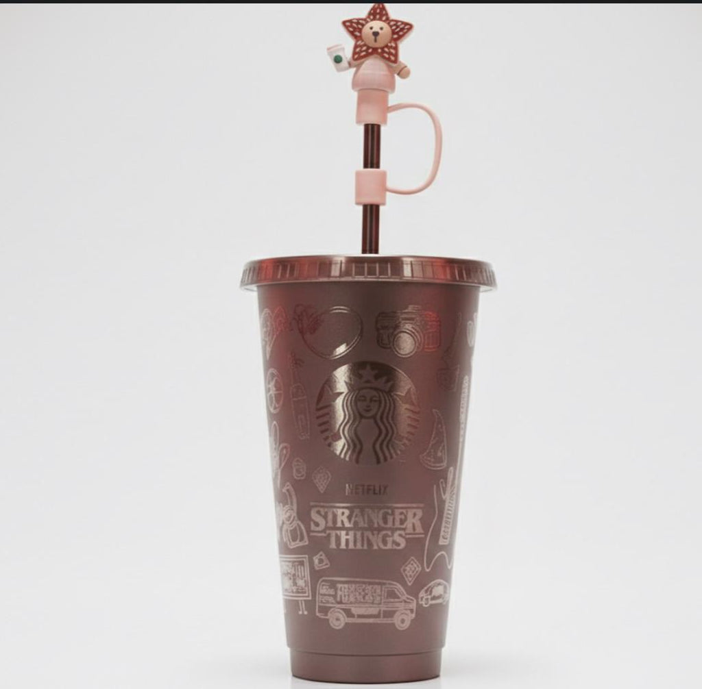 Stranger Things × Starbucks inspired collectible tumbler.